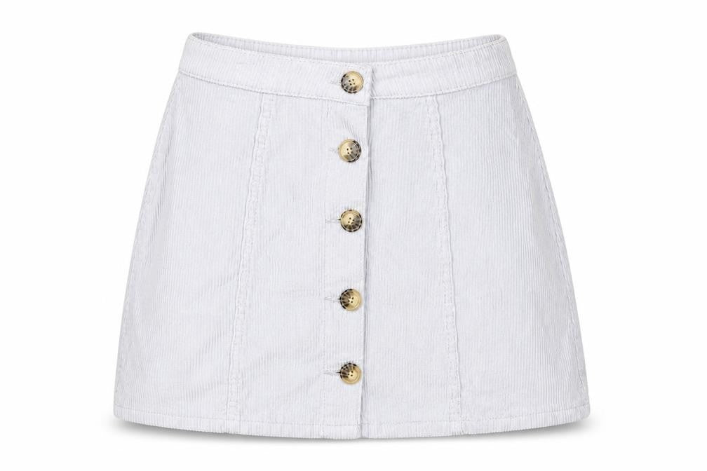 Denim Co Womens Purple  Corduroy A-Line Skirt Size 10