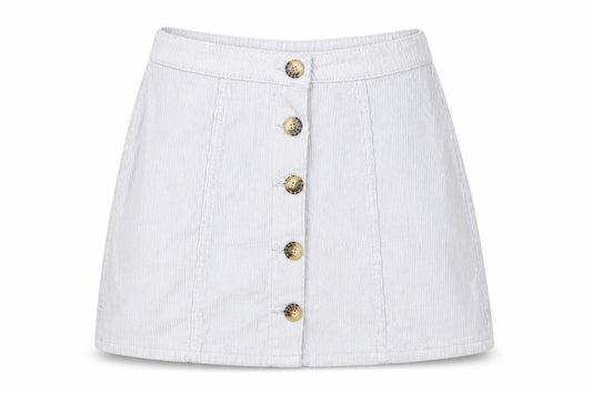 Denim Co Womens Purple  Corduroy A-Line Skirt Size 10