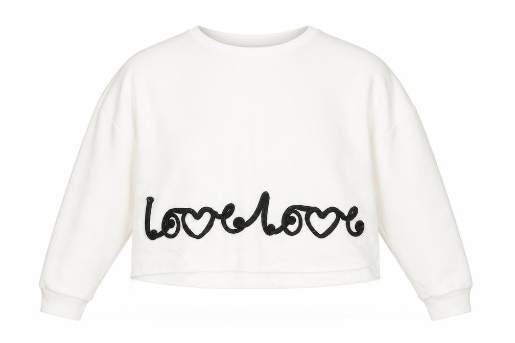 Primark Womens White   Cape Sweatshirt Size 4  - Love Love