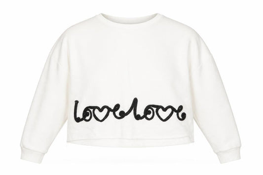 Primark Womens White   Cape Sweatshirt Size 4  - Love Love
