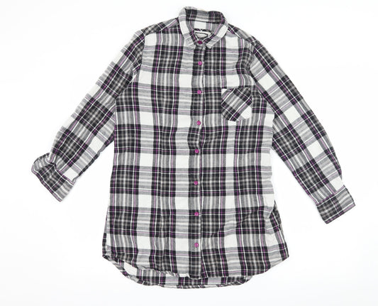 La Senza Womens Black Check  Basic Blouse Size S