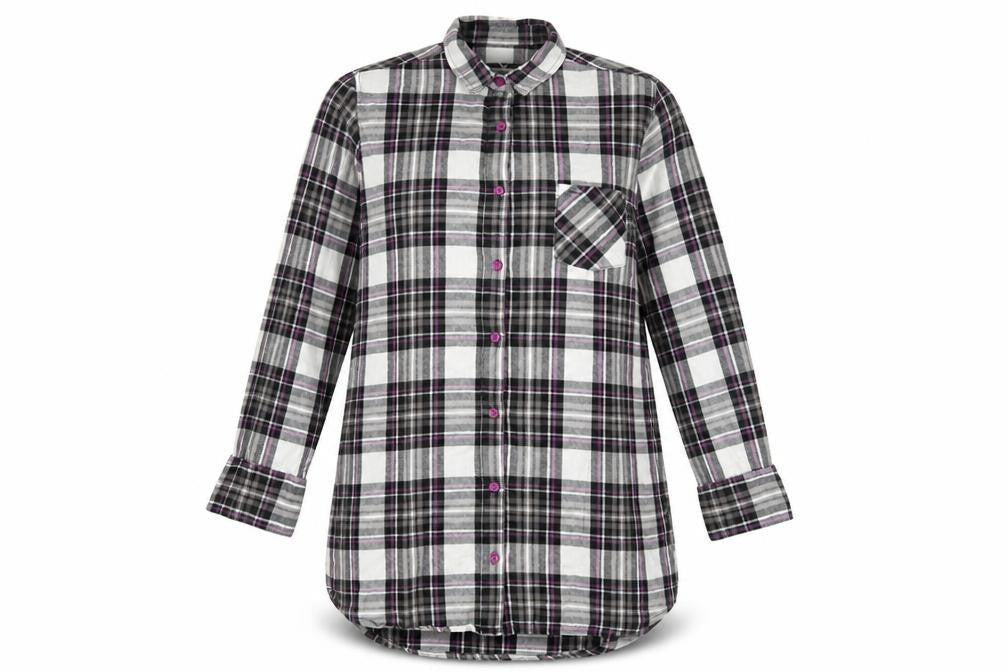 La Senza Womens Black Check  Basic Blouse Size S