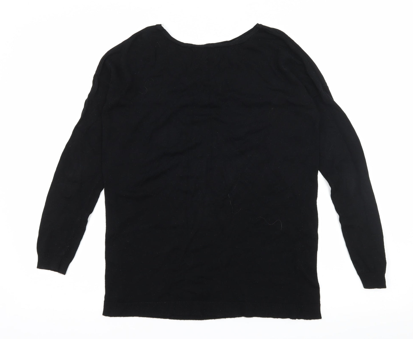 Atmosphere Womens Black  Knit Pullover Jumper Size 8