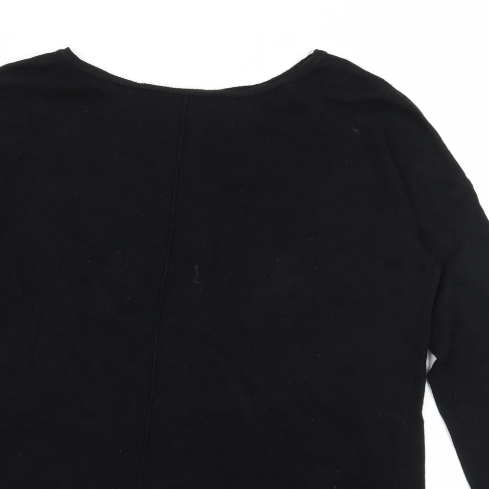 Atmosphere Womens Black  Knit Pullover Jumper Size 8