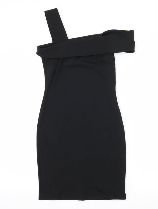 New Look Womens Black  Rayon Bodycon  Size 6
