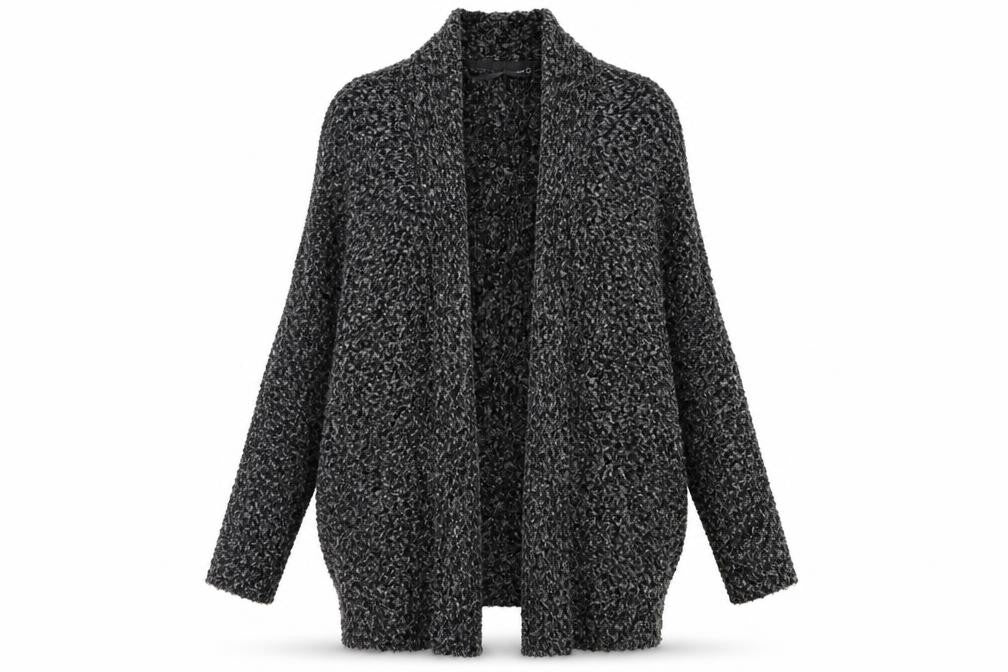 Atmosphere Womens Grey  Knit Cardigan Jumper Size S