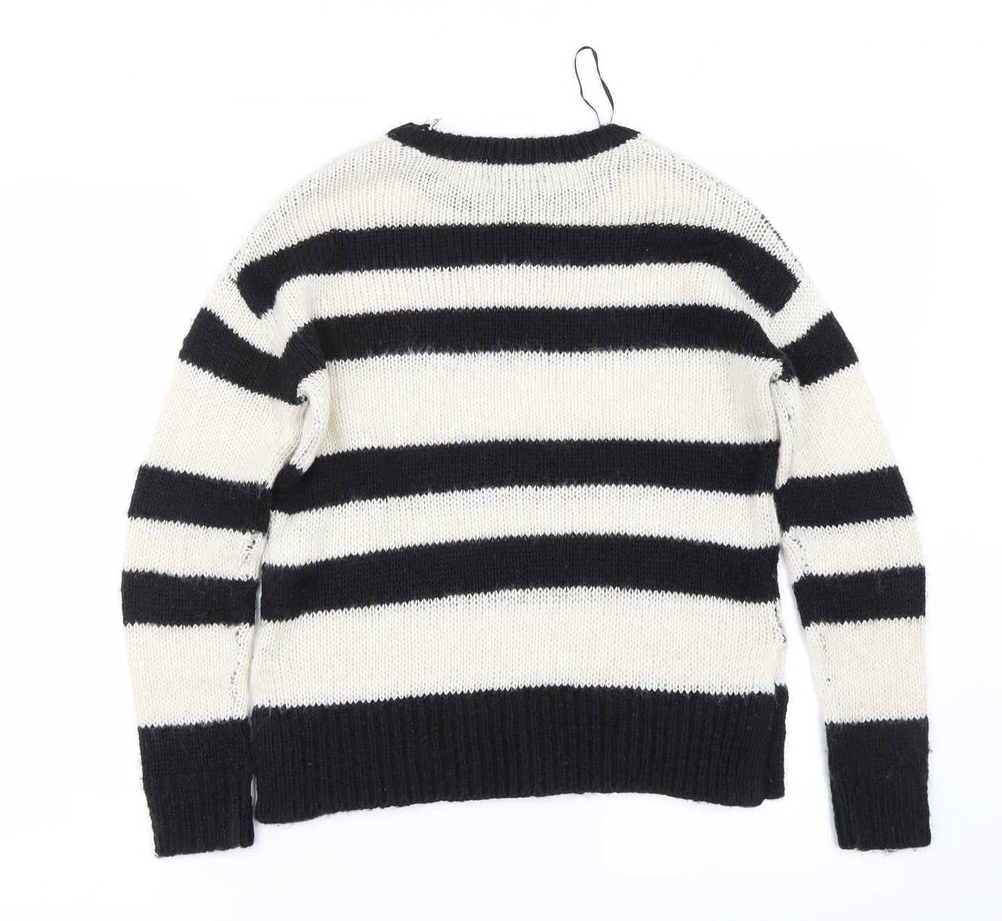 New Look Womens Ivory Striped  Pullover Jumper Size S
