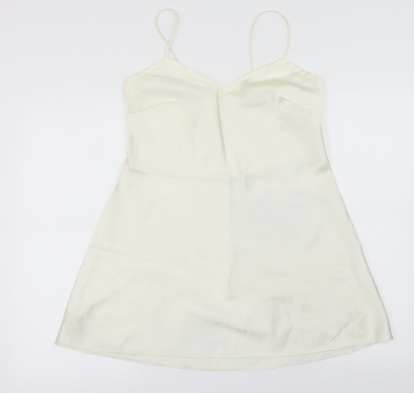 Marks and Spencer Womens Ivory   Basic Blouse Size 10