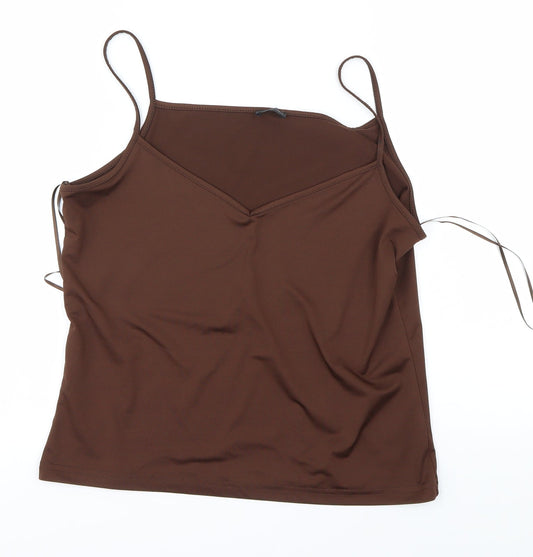 Preloved Florence & Fred  Womens Brown   Basic Blouse Size M - Front