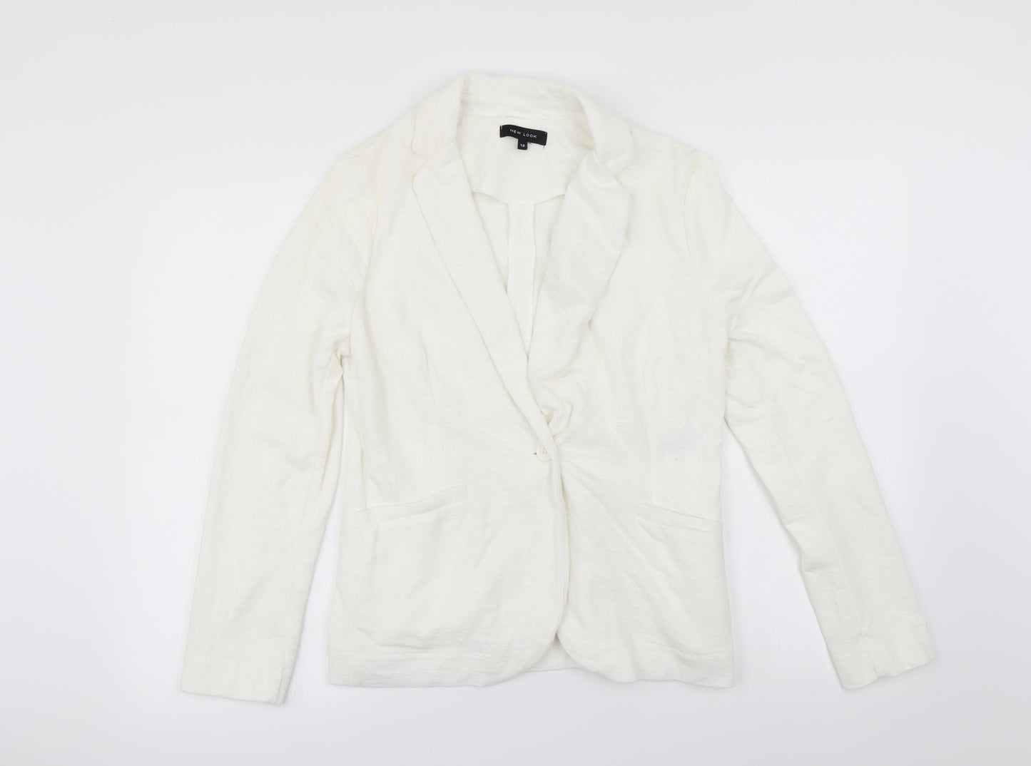 New Look Womens Ivory   Jacket  Size 12