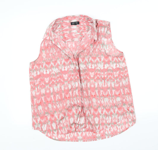 Episode Womens Red   Basic Button-Up Size L
