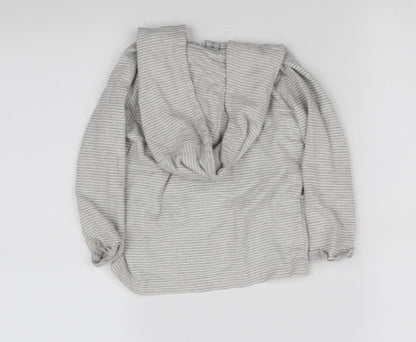 Back view of Tu kids boys’ grey pullover hoodie, size 2, years