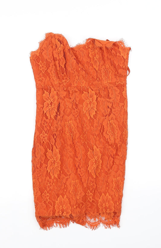 vera  lucy Womens Orange   Fit & Flare  Size S