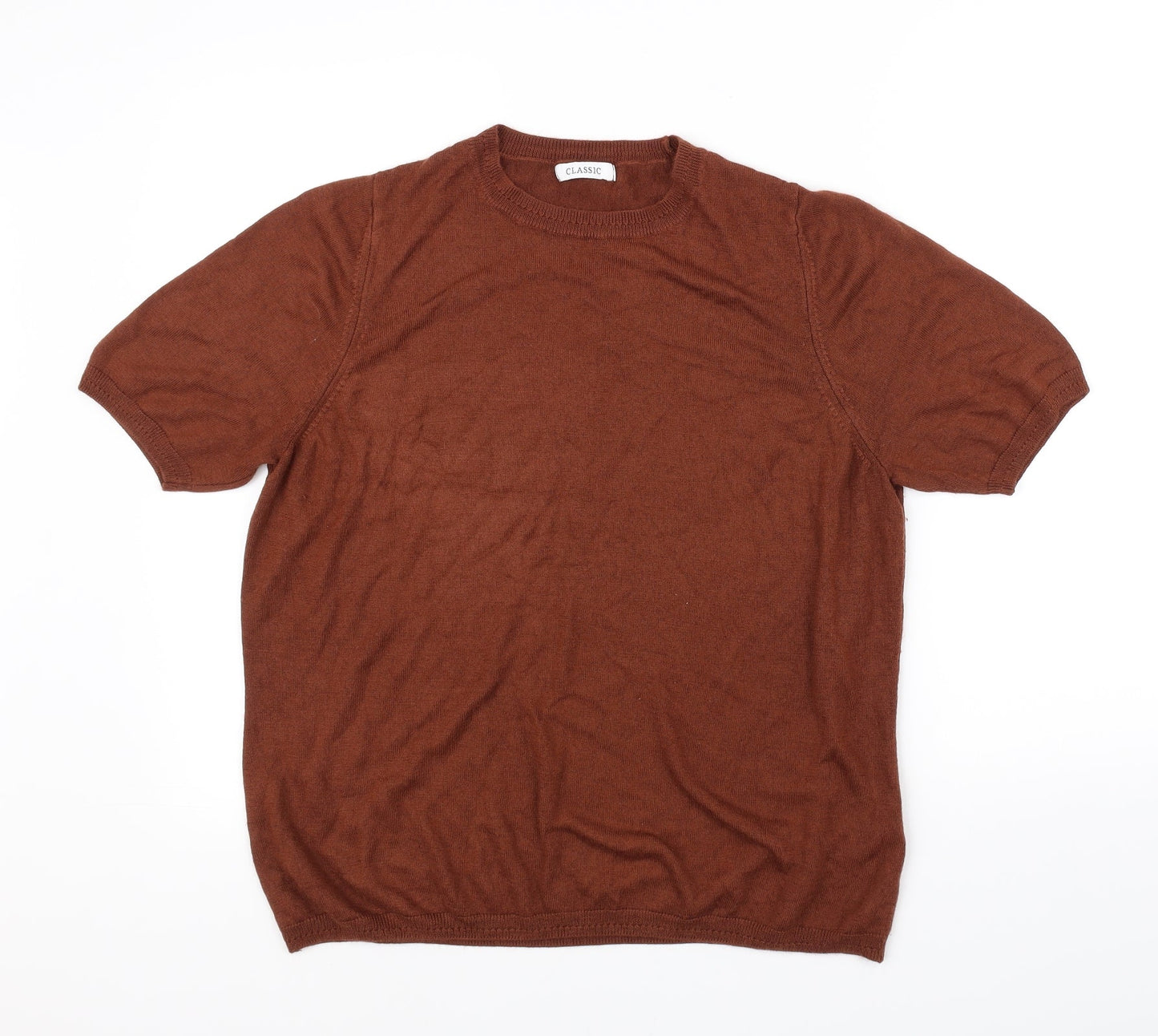 classic  Womens Brown   Basic T-Shirt Size 20