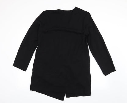 Back view of H&M women’s black jacket blazer, size UK 8