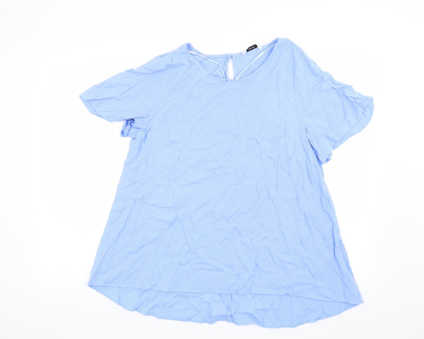 George Womens Blue   Basic Blouse Size 14