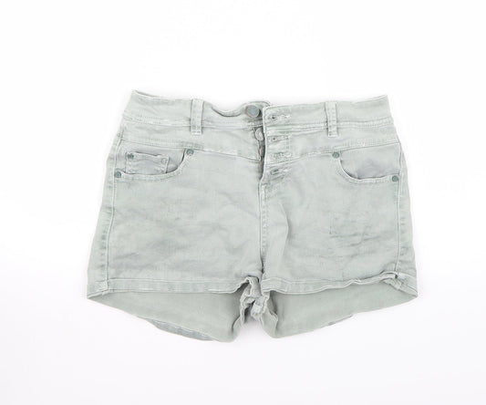Yes yes Womens Green   Bermuda Shorts Size 12
