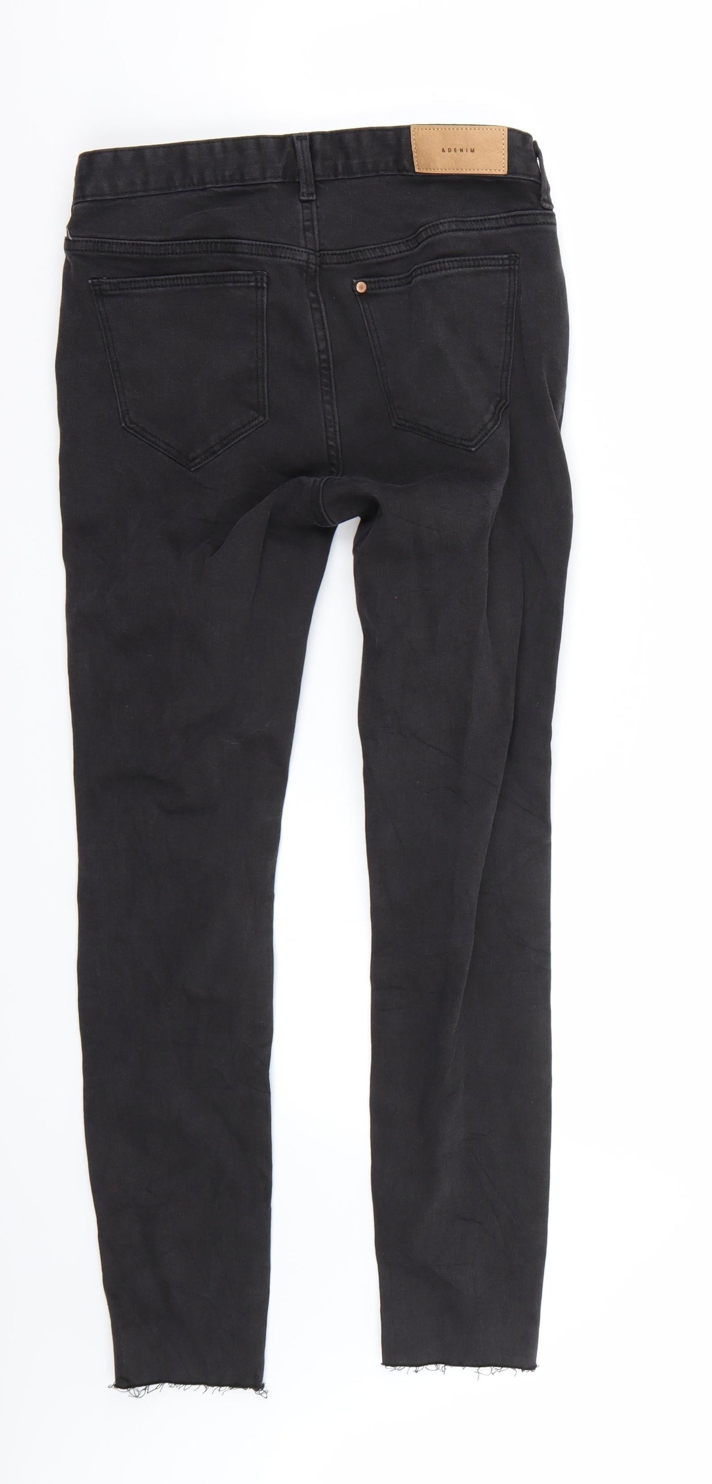 Preworn Womens Black   Straight Jeans Size 8 L28 in