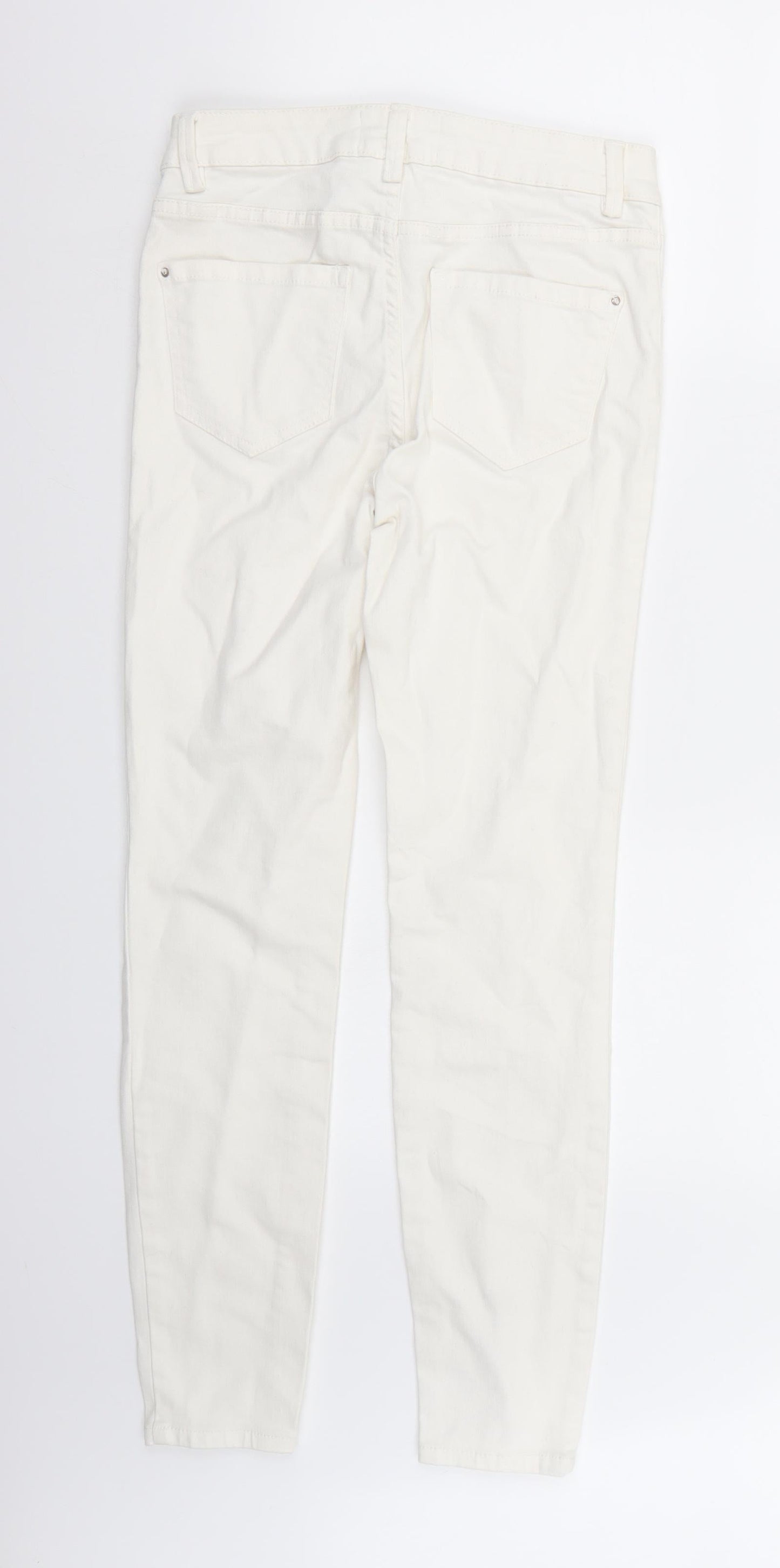 Newlook Womens White   Skinny Jeans Size 10 L27 in