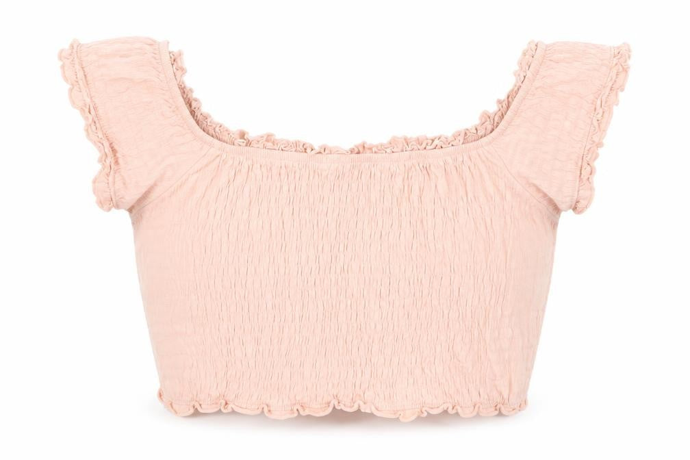 New Look Womens Pink   Cropped T-Shirt Size 16