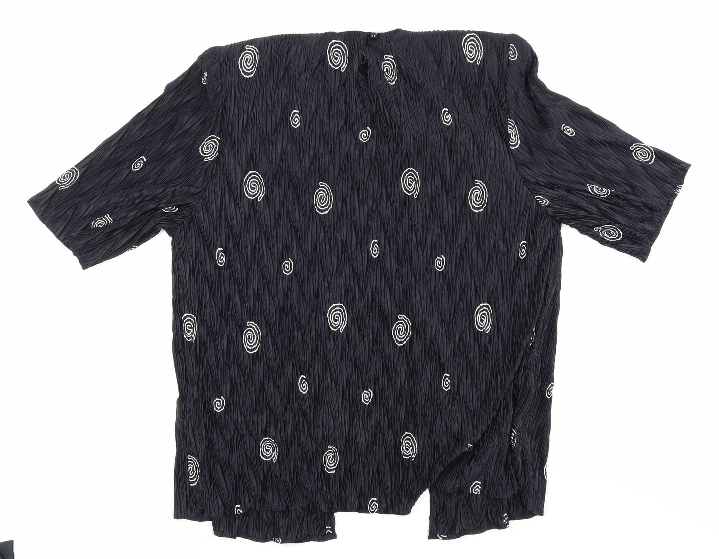 NEXT Womens Black Argyle/Diamond  Basic Blouse Size 14