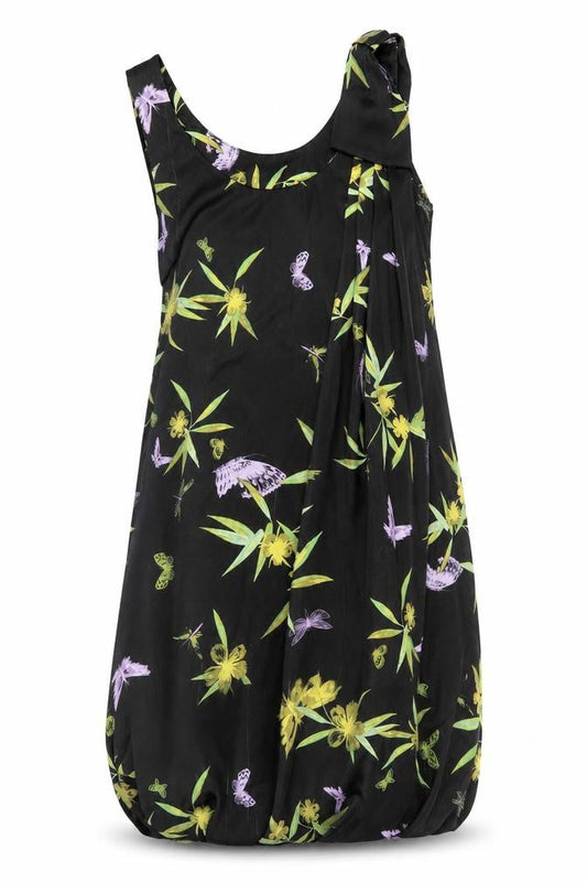 H&M Womens Black Floral  Shift  Size 8