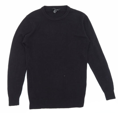 Front view of Cedarwood State women’s black jumper, size XS