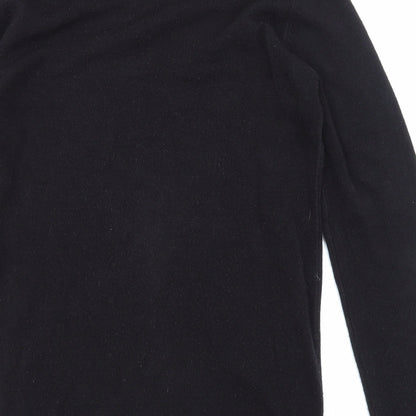 Brand and care label for Cedarwood State women’s black jumper, size XS