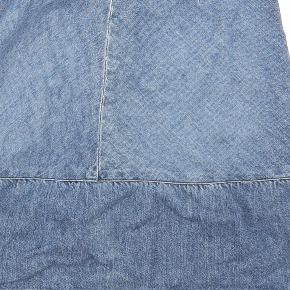 H&M Girls Blue  Denim Mini Skirt Size 5 Years