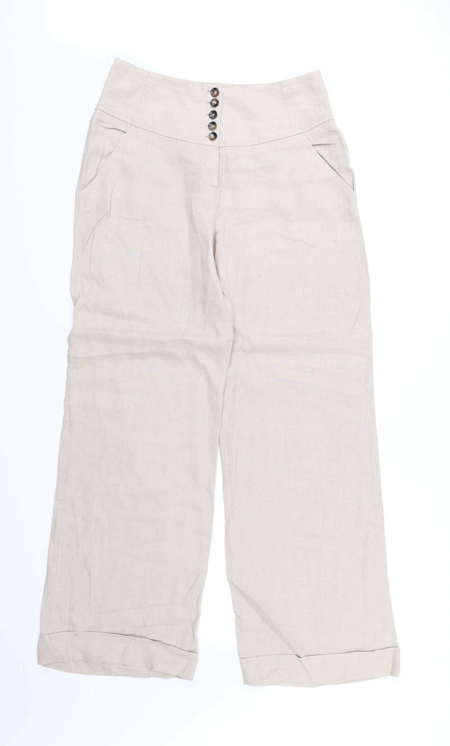 Wallis Womens Brown   Trousers  Size 12 L31 in