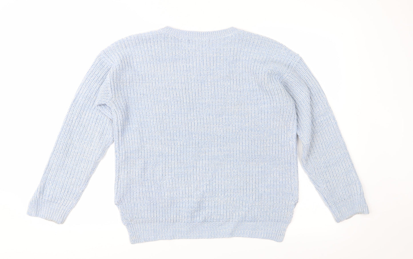 Peacocks Womens Blue  Knit Pullover Jumper Size S