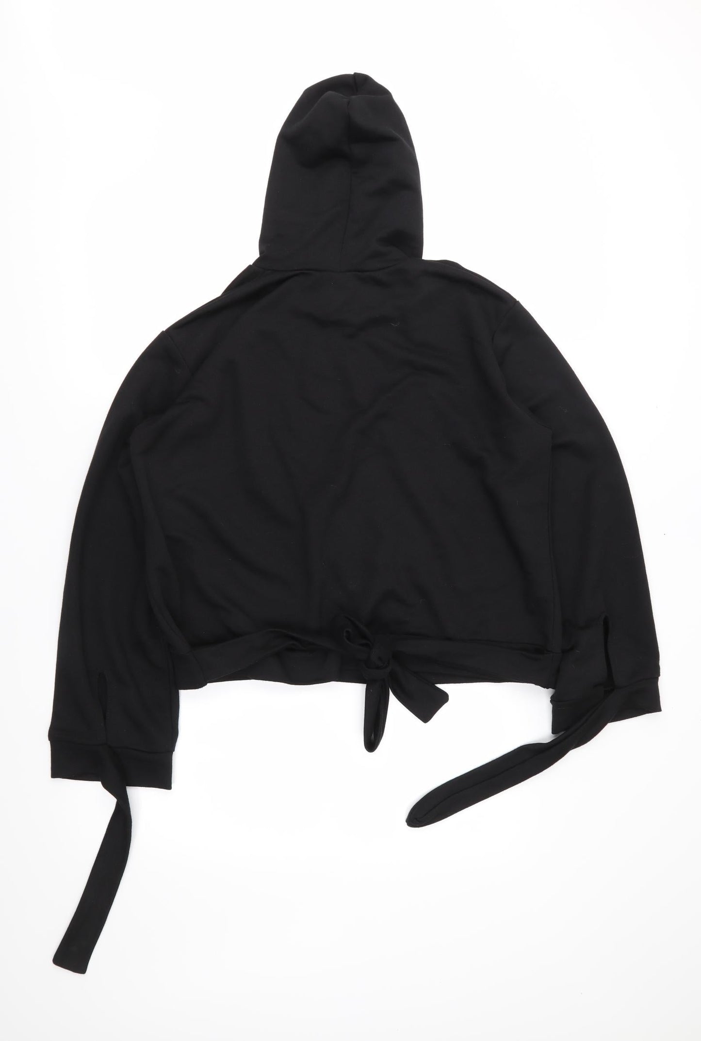 Look of the Day Womens Black   Pullover Hoodie Size 14
