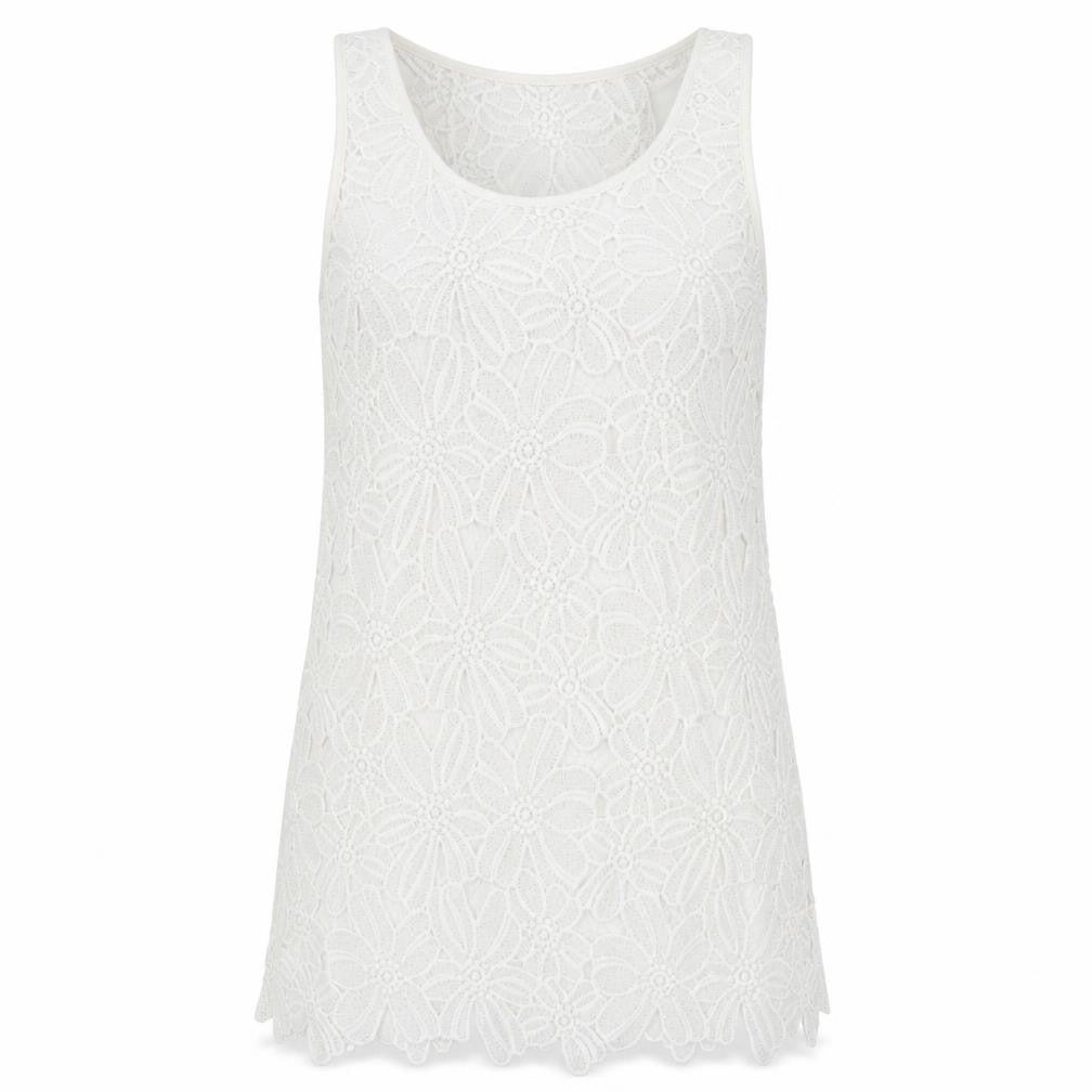 Atmosphere Womens Ivory  Lace Shift  Size M