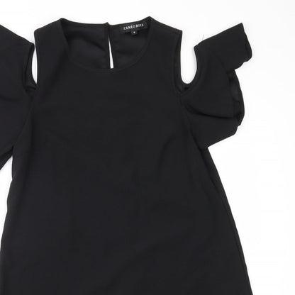 Cameo Rose Womens Black A-Line Size 6