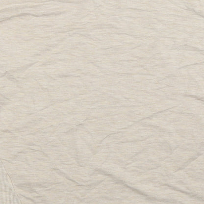 Brand and care label for F&F women’s ivory pullover sweatshirt, size UK 14