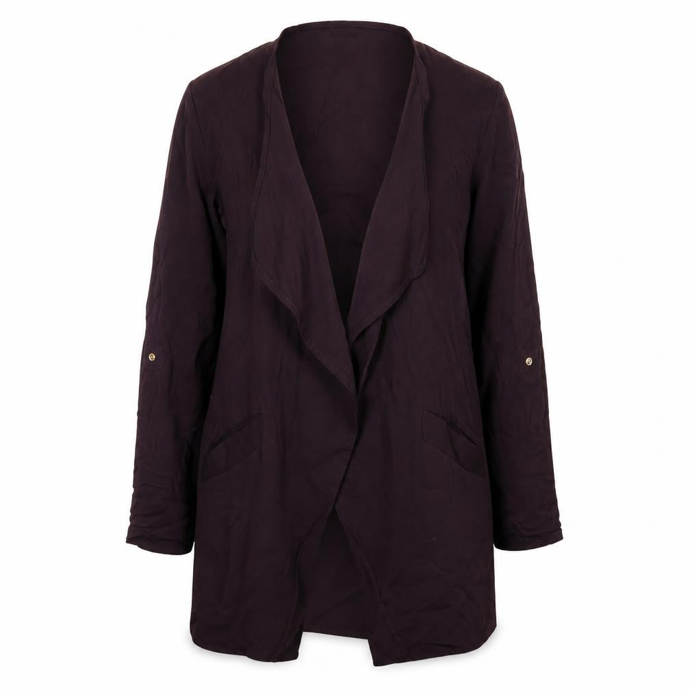 H&M Womens Purple   Jacket Coat Size 34