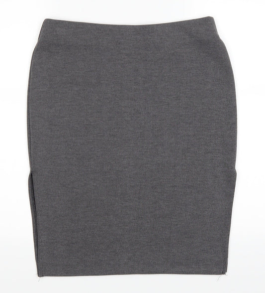 Preworn Womens Grey   A-Line Skirt Size 29 in