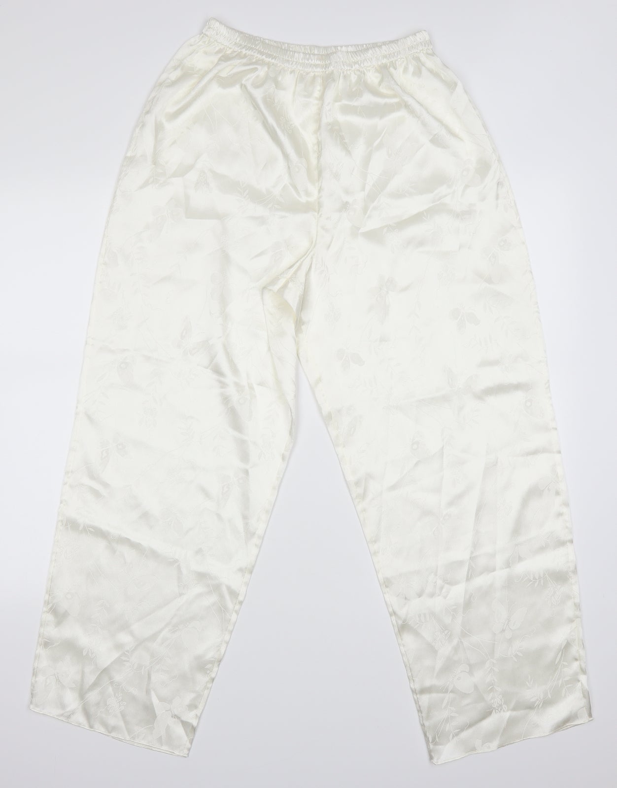 Preworn Womens Ivory   Jogger Trousers Size 25 in L27 in