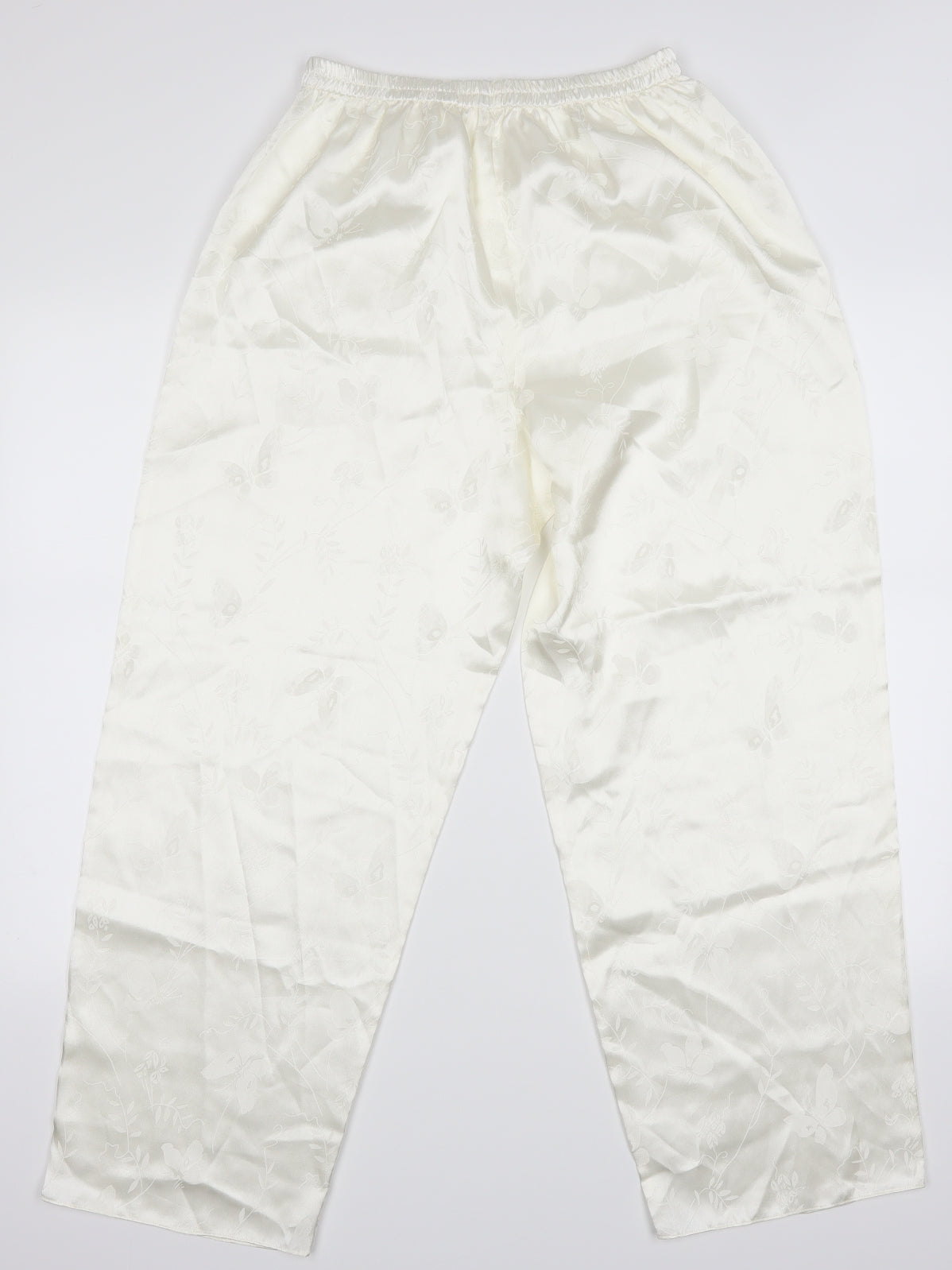 Preworn Womens Ivory   Jogger Trousers Size 25 in L27 in