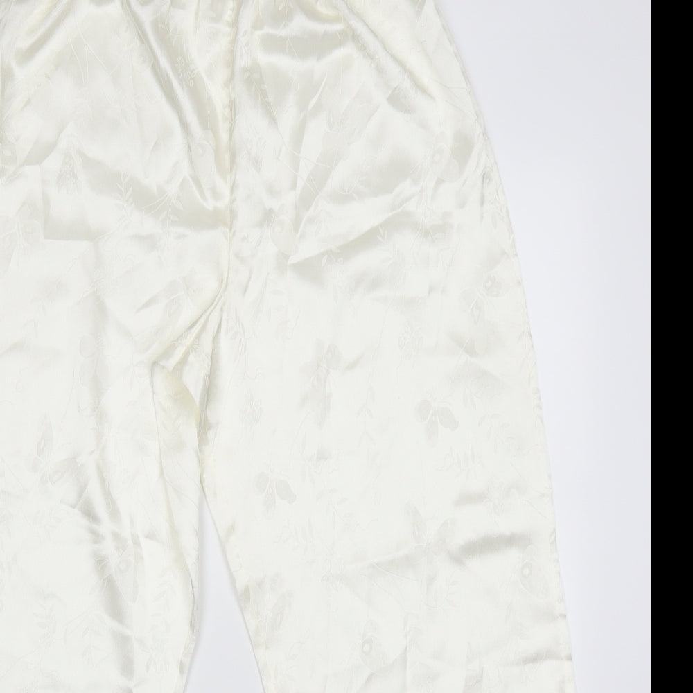 Preworn Womens Ivory   Jogger Trousers Size 25 in L27 in