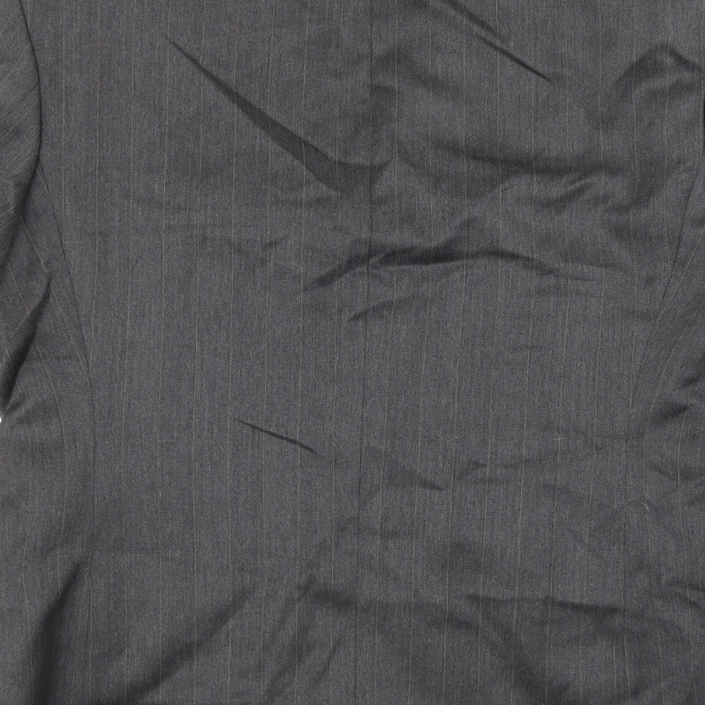 Principles Mens Grey Striped  Jacket Suit Jacket
