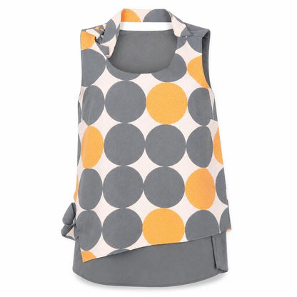 Front view of ext women’s multicoloured polka dot basic blouse, size UK 8