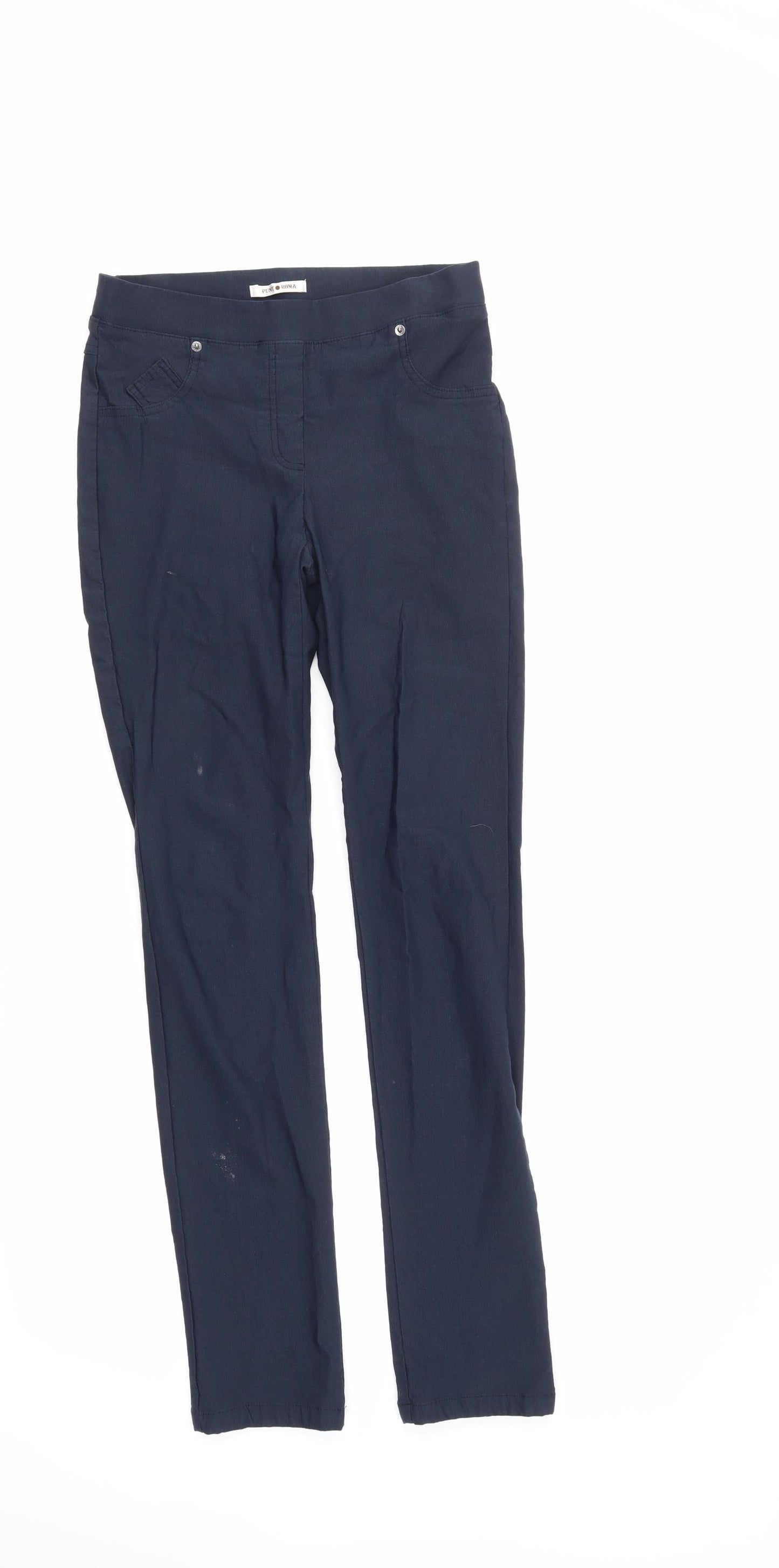 Punt Roma Womens Blue   Trousers  Size 6 L31 in