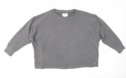 Additional front view of Next women’s grey jumper, size UK 14
