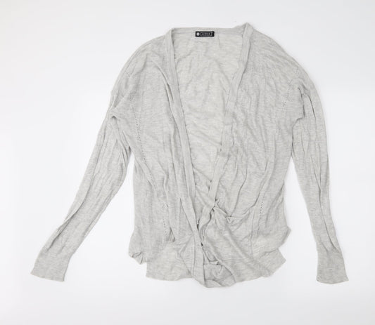 Avenue Womens Grey   Cardigan Jumper Size 16