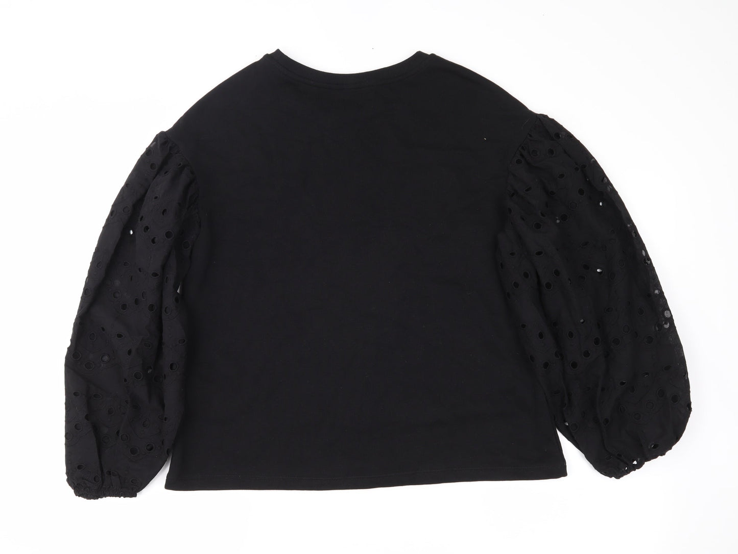 H&M Womens Black   Pullover Jumper Size M