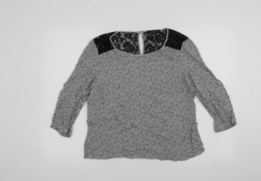 Atmosphere Womens Black   Basic Blouse Size 12