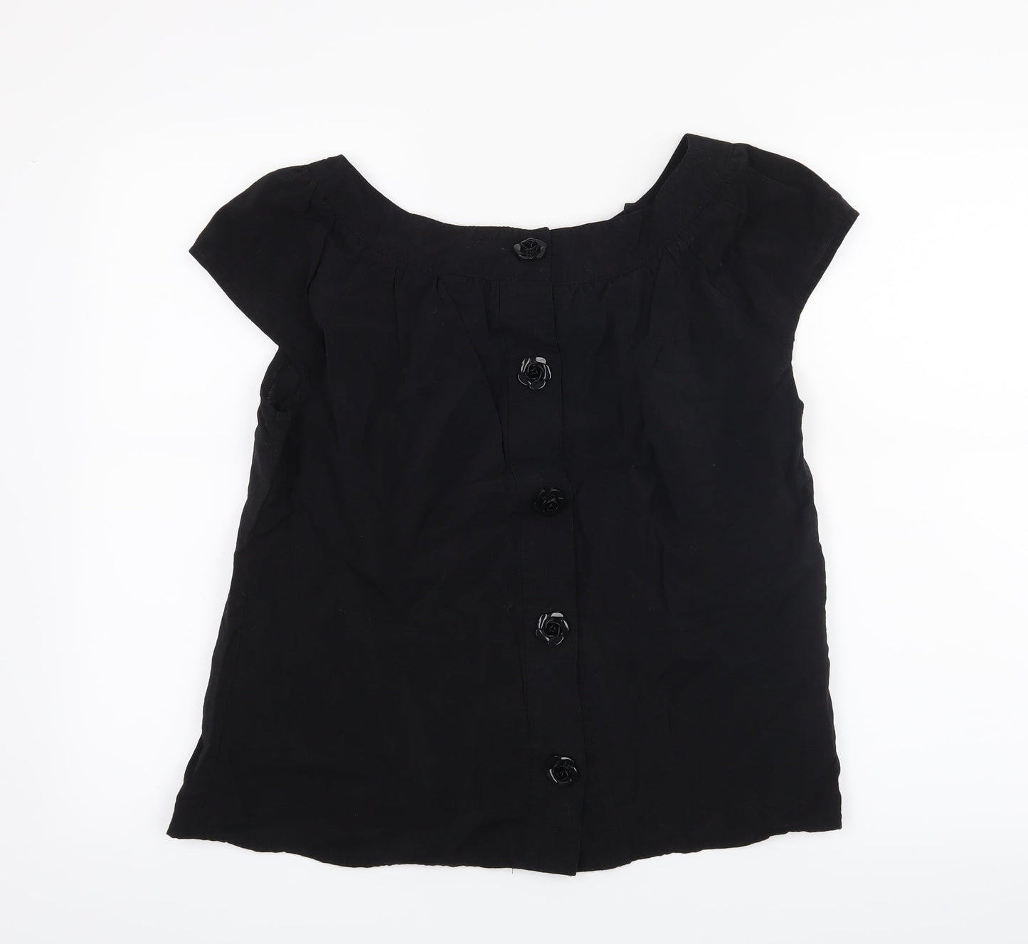 River Island Womens Black   Basic Blouse Size S