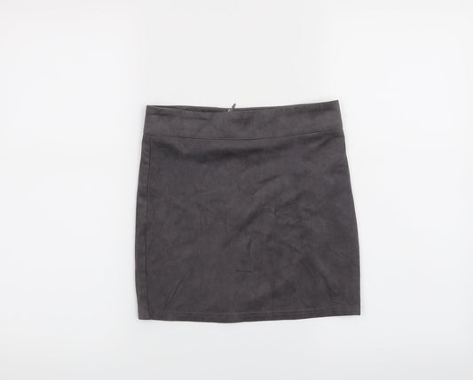 New Look Girls Grey   A-Line Skirt Size 9 Years