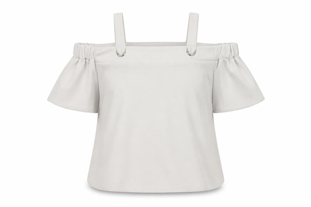 Primark Girls White   Cropped Tank Size 11-12 Years